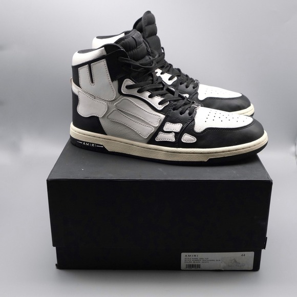 AMIRI Other - Amiri Skel Top High Mens Size 11 US 44 EU Black White Sneakers